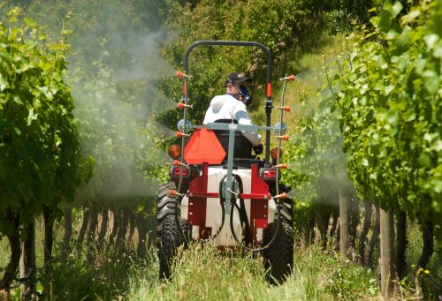 Croplands Vertiboom Row Sprayer for small horticultural blocks