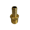 Brass Male Hose Tail ½” BSPM x ½” tail - High Presssure 40 bar (600 psi) brass fitting