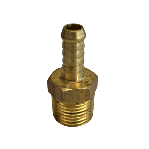 Brass Male Hose Tail ½” BSPM x ³∕8” tail