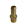 Brass Male Hose Tail ³∕8” BSPM x ½” tail - High Presssure 40 bar (600 psi) brass fitting