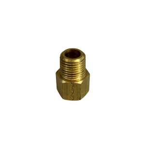 Adaptor 1/4-1/4 BSP M/F Brass - High Presssure 40 bar (600 psi) brass fitting