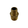 Brass Hex Nipple 3/4" x 1/2"