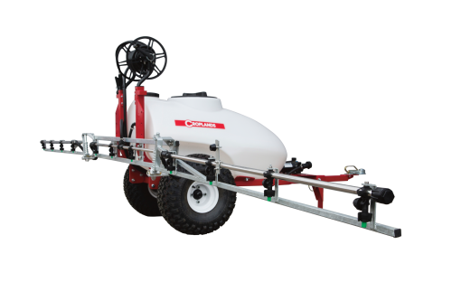 Croplands TrailPak 300 litre sprayer with 4m boom. A very popular option for lifestyle blocks and smaller farms all over New Zealand and Australia.